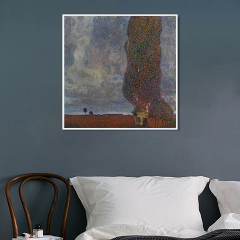 INVIN ART Framed Canvas Giclee Print Art Series#37 by Gustav Klimt Wall Art Living Room Home Office Decorations