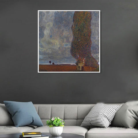 INVIN ART Framed Canvas Giclee Print Art Series#37 by Gustav Klimt Wall Art Living Room Home Office Decorations