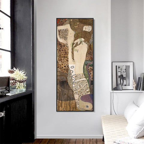 INVIN ART Framed Canvas Giclee Print Art pittore altre opere by Gustav Klimt Wall Art Living Room Home Office Decorations