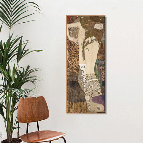 INVIN ART Framed Canvas Giclee Print Art pittore altre opere by Gustav Klimt Wall Art Living Room Home Office Decorations