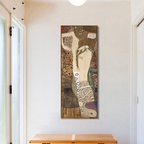 INVIN ART Framed Canvas Giclee Print Art pittore altre opere by Gustav Klimt Wall Art Living Room Home Office Decorations