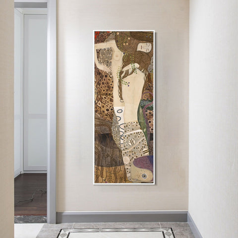 INVIN ART Framed Canvas Giclee Print Art pittore altre opere by Gustav Klimt Wall Art Living Room Home Office Decorations