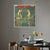 INVIN ART Framed Canvas Giclee Print Art House#2 by Gustav Klimt Wall Art Living Room Home Office Decorations