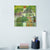 INVIN ART Framed Canvas Giclee Print Art Village by Gustav Klimt Wall Art Living Room Home Office Decorations