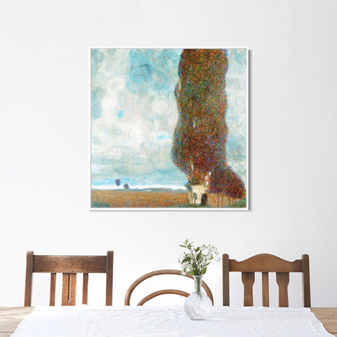 INVIN ART Framed Canvas Giclee Print Art Series#76 by Gustav Klimt Wall Art Living Room Home Office Decorations