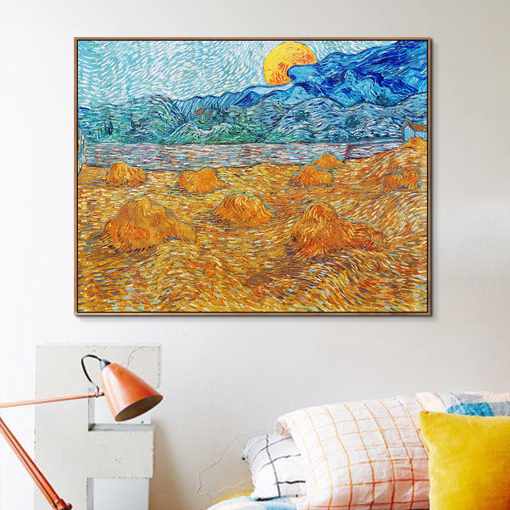 INVIN ART Framed Canvas Giclee Print Art Series#3 by Vincent Van Gogh Wall Art