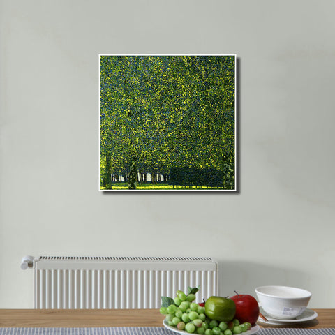 INVIN ART Framed Canvas Giclee Print Art Series#29 Trees by Gustav Klimt Wall Art Living Room Home Office Decorations