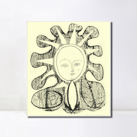 INVIN ART Framed Canvas Giclee Print Art 1946 Francoise 1 by Pablo Picasso Wall Art Living Room Home Office Decorations