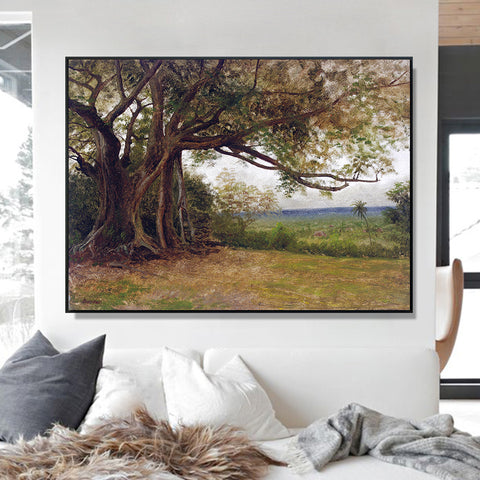 The Trees by Albert Bierstadt Wall Art Living Room Home Decorations