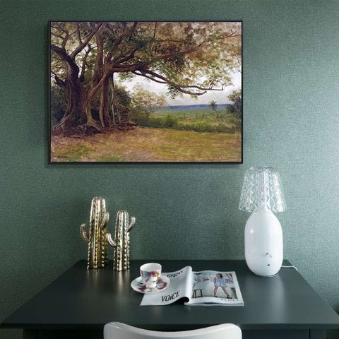 The Trees by Albert Bierstadt Wall Art Living Room Home Decorations