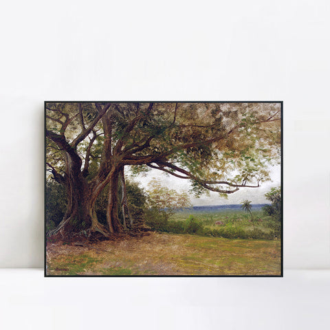 The Trees by Albert Bierstadt Wall Art Living Room Home Decorations