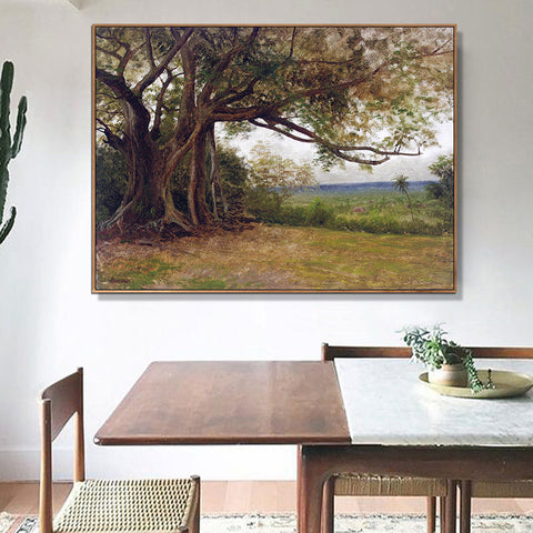 The Trees by Albert Bierstadt Wall Art Living Room Home Decorations