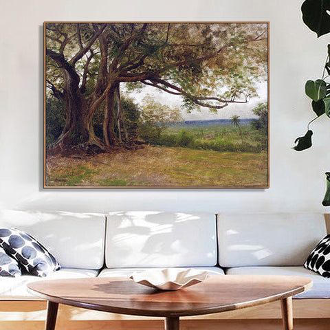 The Trees by Albert Bierstadt Wall Art Living Room Home Decorations