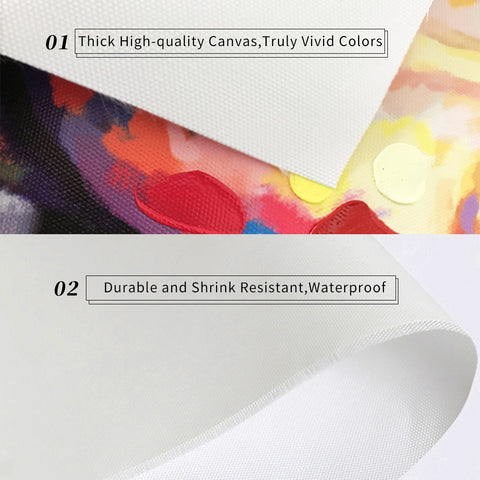 INVIN ART Framed Canvas Giclee Print Art Combo Painting 2 Pieces by Marc Chagall Wall Art Series#6 Living Room Home Office Decorations