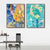 INVIN ART Framed Canvas Giclee Print Art Combo Painting 2 Pieces by Marc Chagall Wall Art Series#3 Living Room Home Office Decorations