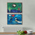 INVIN ART Framed Canvas Giclee Print Art Combo Painting 2 Pieces by Marc Chagall Wall Art Series#4 Living Room Home Office Decorations