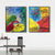 INVIN ART Framed Canvas Giclee Print Art Combo Painting 2 Pieces by Marc Chagall Wall Art Series#6 Living Room Home Office Decorations