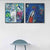 INVIN ART Framed Canvas Giclee Print Art Combo Painting 2 Pieces by Marc Chagall Wall Art Series#15 Living Room Home Office Decorations
