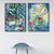 INVIN ART Framed Canvas Giclee Print Art Combo Painting 2 Pieces by Marc Chagall Wall Art Series#16 Living Room Home Office Decorations