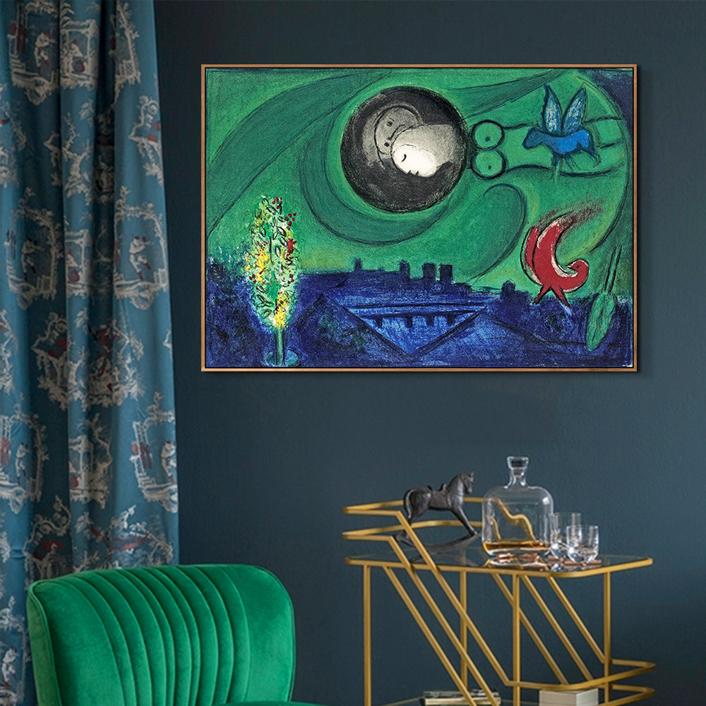Dream by Marc Chagall Wall Art Living Room Home Office Decorations