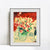 INVIN ART Mental Framed Canvas Giclee Print Art Series#27 by Marc Chagall Wall Art Living Room Home Office Decorations