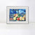 INVIN ART Mental Framed Canvas Giclee Print Art Flower 13 by Marc Chagall Wall Art Living Room Home Office Decorations