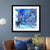 INVIN ART Framed Canvas Giclee Print Art Moon by Marc Chagall Wall Art Living Room Home Office Decorations