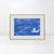 INVIN ART Mental Framed Canvas Giclee Print Art Boating on the river by Marc Chagall Wall Art Living Room Home Office Decorations
