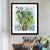 INVIN ART Framed Canvas Giclee Print Art Flower#20 by Marc Chagall Wall Art Living Room Home Office Decorations