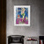 INVIN ART Mental Framed Canvas Giclee Print Art Rhythmic gymnastics by Marc Chagall Wall Art Living Room Home Office Decorations
