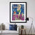 INVIN ART Framed Canvas Giclee Print Art Rhythmic Gymnastics by Marc Chagall Wall Art Living Room Home Office Decorations