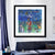 INVIN ART Framed Canvas Giclee Print Art Soldier by Marc Chagall Wall Art Living Room Home Office Decorations