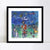 INVIN ART Framed Canvas Giclee Print Art Soldier by Marc Chagall Wall Art Living Room Home Office Decorations