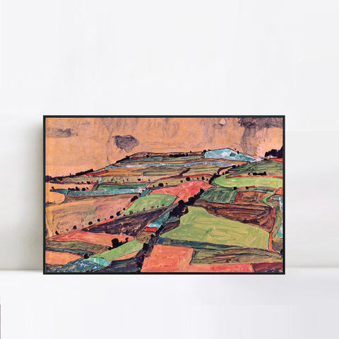 INVIN ART Framed Canvas Giclee Print Art Series 20 by Egon Schiele Wall Art Living Room Home Office Decorations