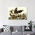 INVIN ART Framed Canvas Giclee Print Virginian_Partridge by John James Audubon Wall Art Living Room Home Office Decorations