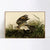 INVIN ART Framed Canvas Giclee Print Winter_Hawk by John James Audubon Wall Art Living Room Home Office Decorations