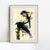 INVIN ART Metal Framed Canvas Giclee Print Columbia Jay by John James Audubon Wall Art Living Room Home Office Decorations
