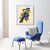 INVIN ART Metal Framed Canvas Giclee Print Blue Jay by John James Audubon Wall Art Living Room Home Office Decorations