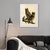 INVIN ART Metal Framed Canvas Giclee Print Great Horned Owl by John James Audubon Wall Art Living Room Home Office Decorations