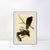 INVIN ART Metal Framed Canvas Giclee Print Black Warrior by John James Audubon Wall Art Living Room Home Office Decorations