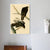 INVIN ART Framed Canvas Giclee Print Black Warrior by John James Audubon Wall Art Living Room Home Office Decorations