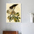 INVIN ART Framed Canvas Giclee Print Pigeon Hawk by John James Audubon Wall Art Living Room Home Office Decorations