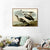 INVIN ART Framed Canvas Giclee Print Pied Duck by John James Audubon Wall Art Living Room Home Office Decorations
