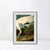 INVIN ART Metal Framed Canvas Giclee Print White Heron#83 by John James Audubon Wall Art Living Room Home Office Decorations