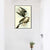 INVIN ART Framed Canvas Giclee Print Black Winged Hawk by John James Audubon Wall Art Living Room Home Office Decorations