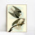 INVIN ART Framed Canvas Giclee Print Black Winged Hawk by John James Audubon Wall Art Living Room Home Office Decorations
