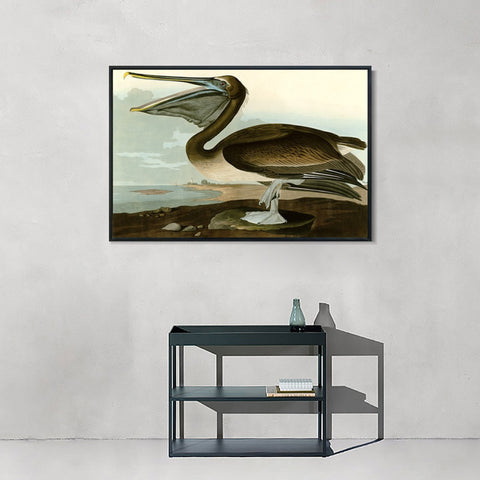 INVIN ART Framed Canvas Giclee Print Series#101 by John James Audubon Wall Art Living Room Home Office Decorations