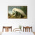INVIN ART Framed Canvas Giclee Print White Heron by John James Audubon Wall Art Living Room Home Office Decorations