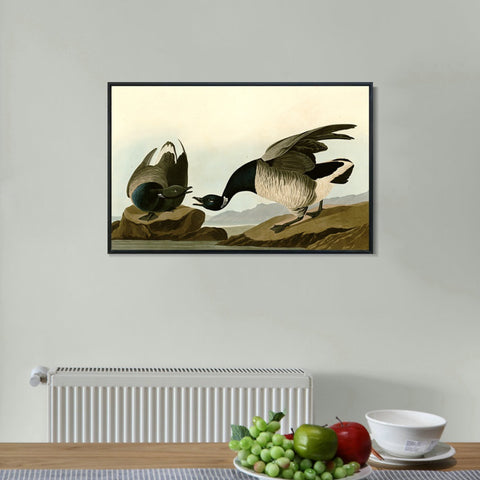 INVIN ART Framed Canvas Giclee Print Series#105 by John James Audubon Wall Art Living Room Home Office Decorations