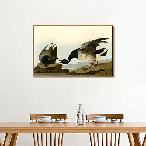 INVIN ART Framed Canvas Giclee Print Series#105 by John James Audubon Wall Art Living Room Home Office Decorations